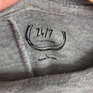 Maurices Tops - Keyhole Choker Neck Camo Tee Maurices Tops - Keyhole Choker Neck Camo Tee